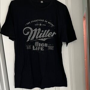 Next Level Apparel Black Graphic Tee